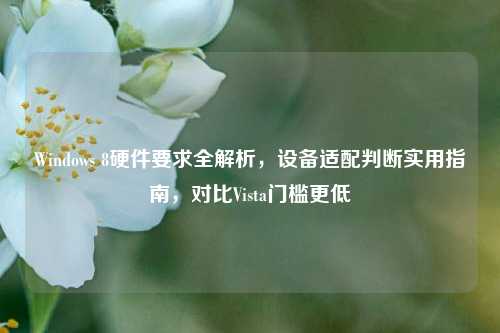 Windows 8硬件要求全解析，设备适配判断实用指南，对比Vista门槛更低