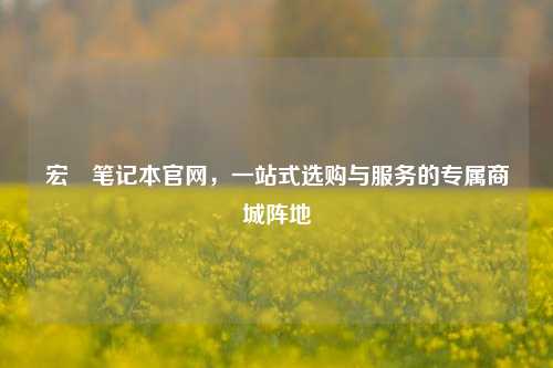 宏碁笔记本官网,一站式选购与服务的专属商城阵地