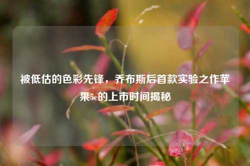 被低估的色彩先锋,乔布斯后首款实验之作苹果5c的上市时间揭秘