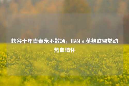 峡谷十年青春永不散场，H&M×英雄联盟燃动热血情怀