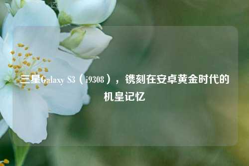 三星Galaxy S3（i9308），镌刻在安卓黄金时代的机皇记忆