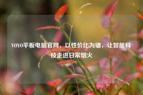 VOYO平板电脑官网，以性价比为锚，让智能科技走进日常烟火
