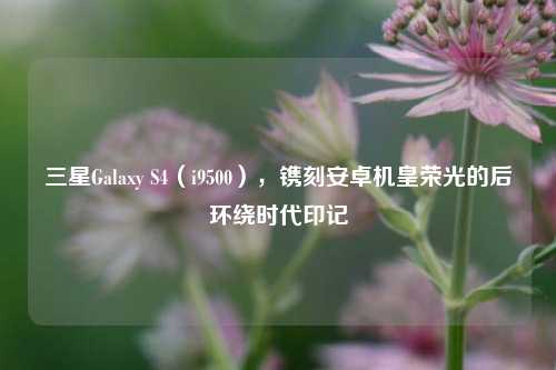 三星Galaxy S4（i9500），镌刻安卓机皇荣光的后环绕时代印记