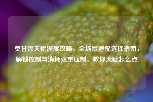 莫甘娜天赋深度攻略，全场景适配选择指南，解锁控制与消耗双重压制，教你天赋怎么点