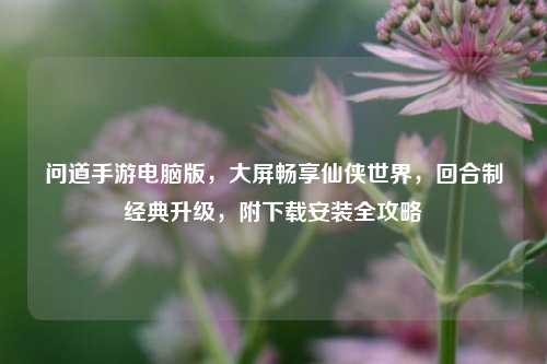 问道手游电脑版,大屏畅享仙侠世界,回合制经典升级,附下载安装全攻略