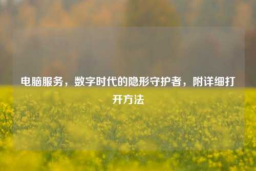 电脑服务，数字时代的隐形守护者，附详细打开方法