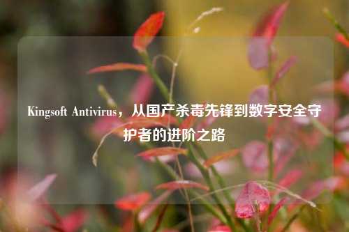 Kingsoft Antivirus,从国产杀毒先锋到数字安全守护者的进阶之路