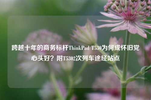 跨越十年的商务标杆ThinkPad T530为何成怀旧党心头好？附T5302次列车途经站点
