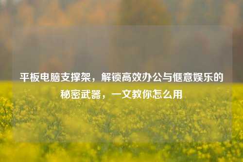 平板电脑支撑架,解锁高效办公与惬意娱乐的秘密武器,一文教你怎么用