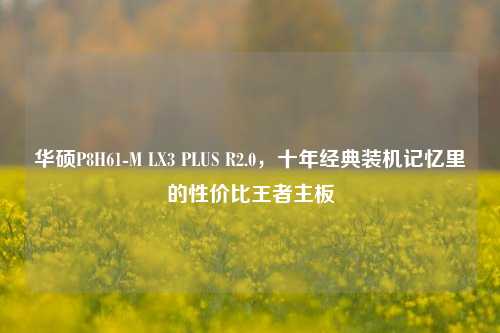 华硕P8H61-M LX3 PLUS R2.0,十年经典装机记忆里的性价比王者主板
