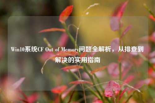 Win10系统CF Out of Memory问题全解析，从排查到解决的实用指南