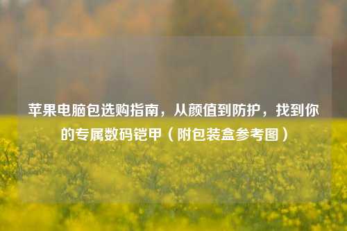 苹果电脑包选购指南，从颜值到防护，找到你的专属数码铠甲（附包装盒参考图）