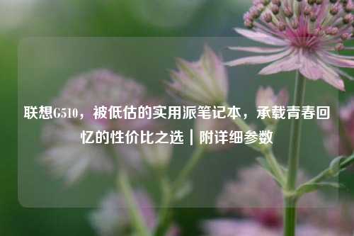 联想G510，被低估的实用派笔记本，承载青春回忆的性价比之选｜附详细参数