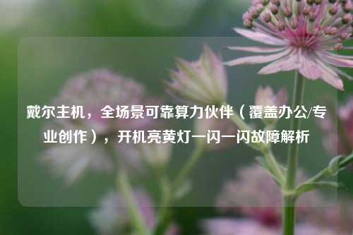 戴尔主机,全场景可靠算力伙伴(覆盖办公/专业创作),开机亮黄灯一闪一闪故障解析
