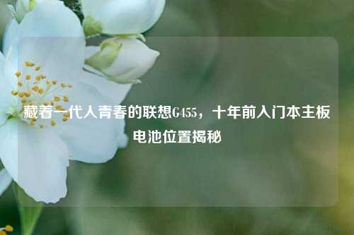 藏着一代人青春的联想G455，十年前入门本主板电池位置揭秘
