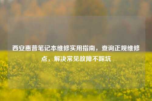 西安惠普笔记本维修实用指南，查询正规维修点，解决常见故障不踩坑