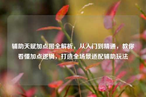 辅助天赋加点图全解析，从入门到精通，教你看懂加点逻辑，打造全场景适配辅助玩法