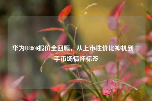 华为U8800报价全回顾,从上市性价比神机到二手市场情怀标签