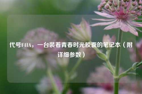 代号F41A，一台装着青春时光胶囊的笔记本（附详细参数）