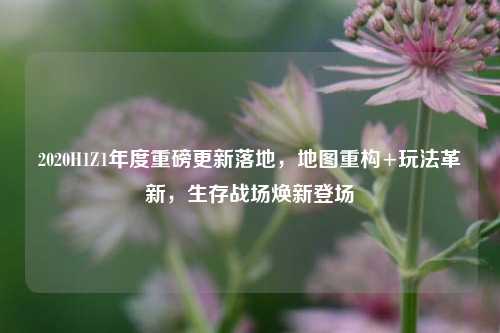2020H1Z1年度重磅更新落地,地图重构+玩法革新,生存战场焕新登场
