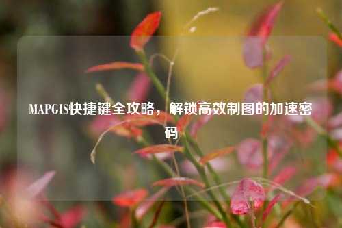 MAPGIS快捷键全攻略,解锁高效制图的加速密码