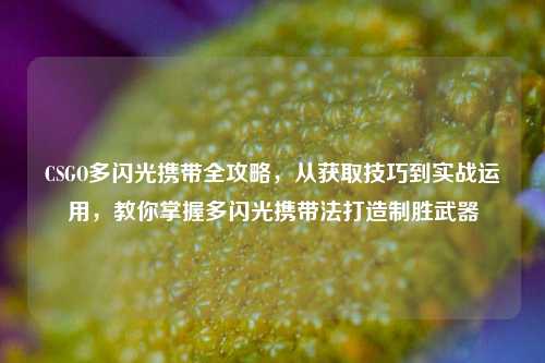 CSGO多闪光携带全攻略,从获取技巧到实战运用,教你掌握多闪光携带法打造制胜武器