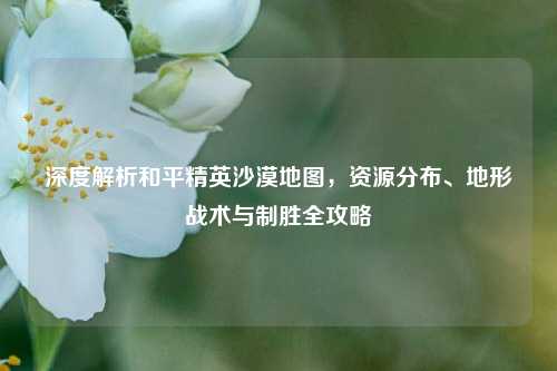 深度解析和平精英沙漠地图,资源分布、地形战术与制胜全攻略