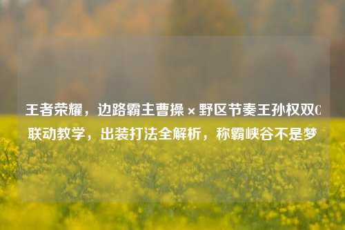 王者荣耀，边路霸主曹操×野区节奏王孙权双C联动教学，出装打法全解析，称霸峡谷不是梦