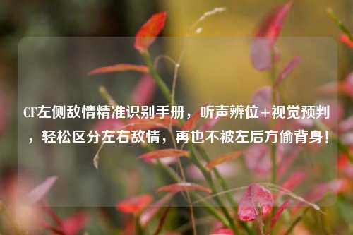 CF左侧敌情精准识别手册，听声辨位+视觉预判，轻松区分左右敌情，再也不被左后方偷背身！