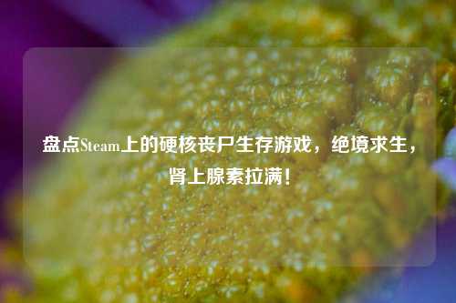 盘点Steam上的硬核丧尸生存游戏，绝境求生，肾上腺素拉满！