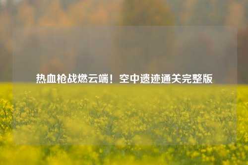 热血枪战燃云端！空中遗迹通关完整版
