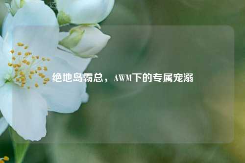 绝地岛霸总，AWM下的专属宠溺