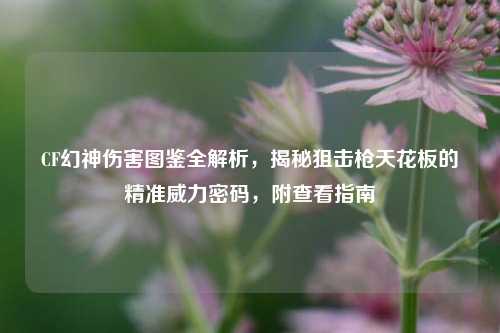 CF幻神伤害图鉴全解析，揭秘狙击枪天花板的精准威力密码，附查看指南