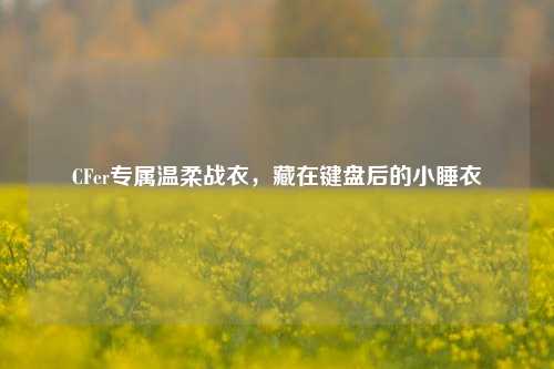 CFer专属温柔战衣,藏在键盘后的小睡衣