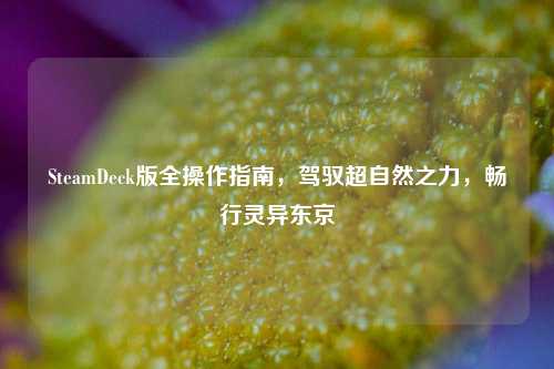 SteamDeck版全操作指南,驾驭超自然之力,畅行灵异东京