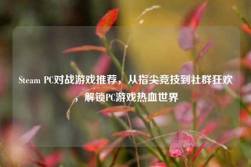 Steam PC对战游戏推荐，从指尖竞技到社群狂欢，解锁PC游戏热血世界