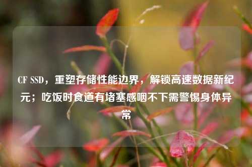 CF SSD，重塑存储性能边界，解锁高速数据新纪元；吃饭时食道有堵塞感咽不下需警惕身体异常