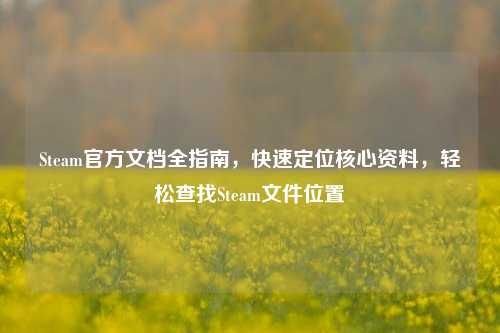 Steam官方文档全指南，快速定位核心资料，轻松查找Steam文件位置