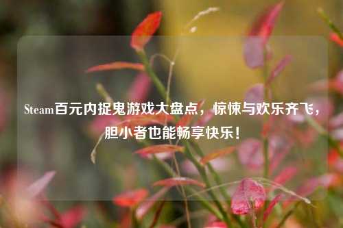 Steam百元内捉鬼游戏大盘点，惊悚与欢乐齐飞，胆小者也能畅享快乐！