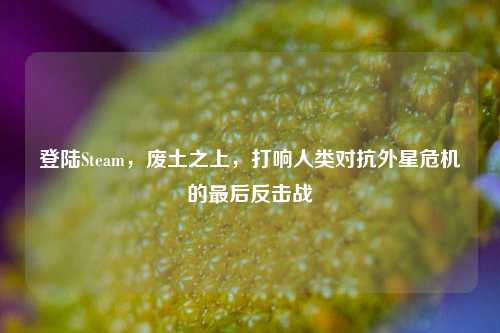 登陆Steam，废土之上，打响人类对抗外星危机的最后反击战