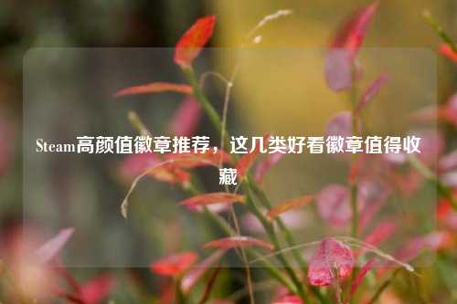 Steam高颜值徽章推荐，这几类好看徽章值得收藏