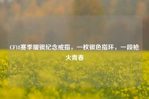 CF18赛季曜银纪念戒指，一枚银色指环，一段枪火青春