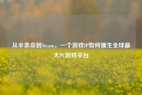从半条命到Steam，一个游戏IP如何催生全球最大PC游戏平台