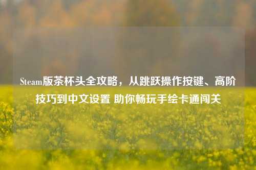 Steam版茶杯头全攻略，从跳跃操作按键、高阶技巧到中文设置 助你畅玩手绘卡通闯关