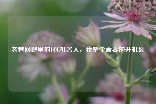 老巷网吧里的LOL机器人，我整个青春的开机键