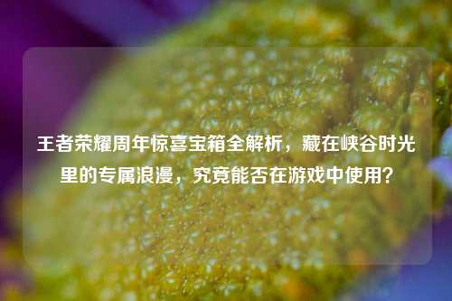 王者荣耀周年惊喜宝箱全解析，藏在峡谷时光里的专属浪漫，究竟能否在游戏中使用？