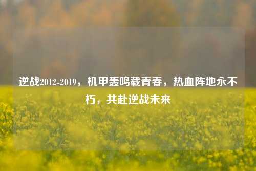 逆战2012-2019，机甲轰鸣载青春，热血阵地永不朽，共赴逆战未来