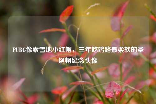 PUBG像素雪地小红帽，三年吃鸡路最柔软的圣诞帽纪念头像