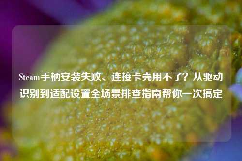 Steam手柄安装失败、连接卡壳用不了?从驱动识别到适配设置全场景排查指南帮你一次搞定