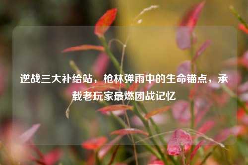 逆战三大补给站,枪林弹雨中的生命锚点,承载老玩家最燃团战记忆
